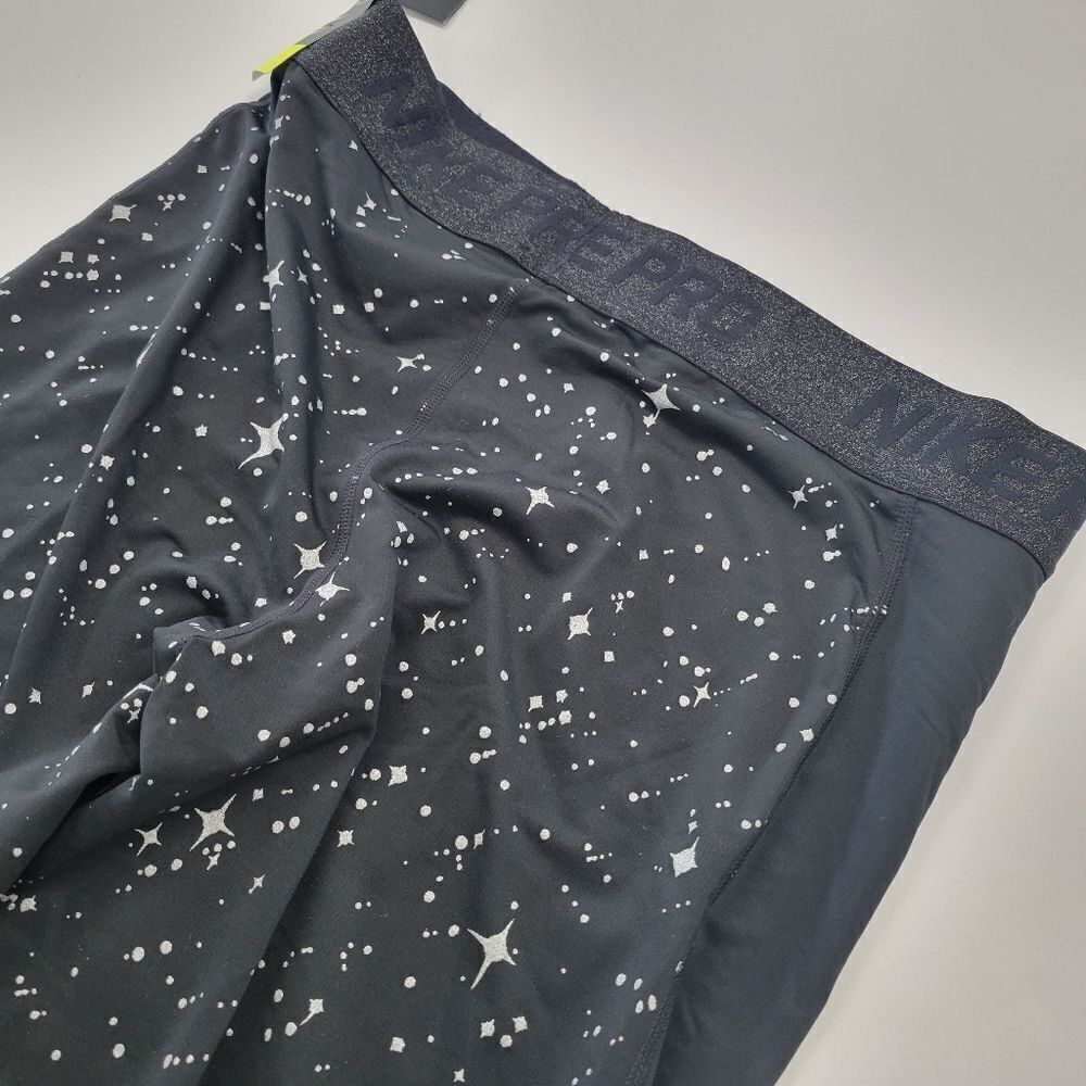 Nike Pro Warm Starry Night Tights leggings NWT XL Black - Picture 3 of 12